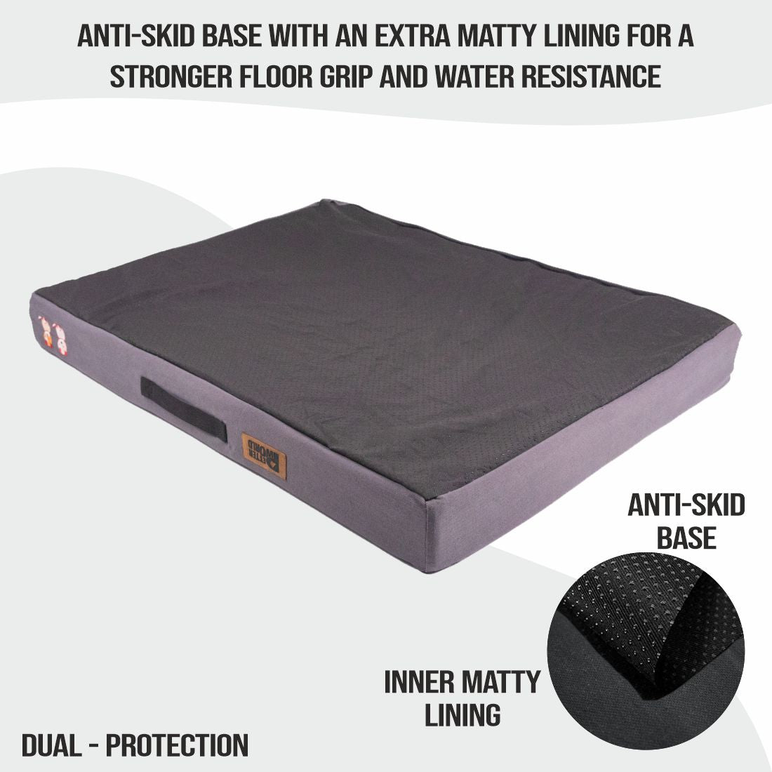 Orthopedic Mattress Bed (COVER ONLY) - Meteorite
