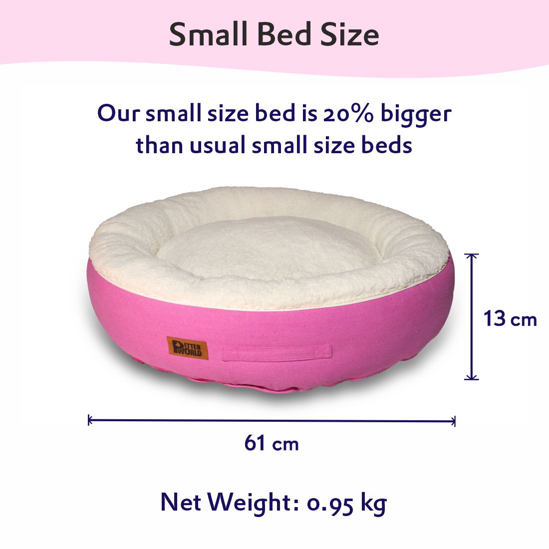 Luxury Donut Bed (COVER ONLY) - Crocus