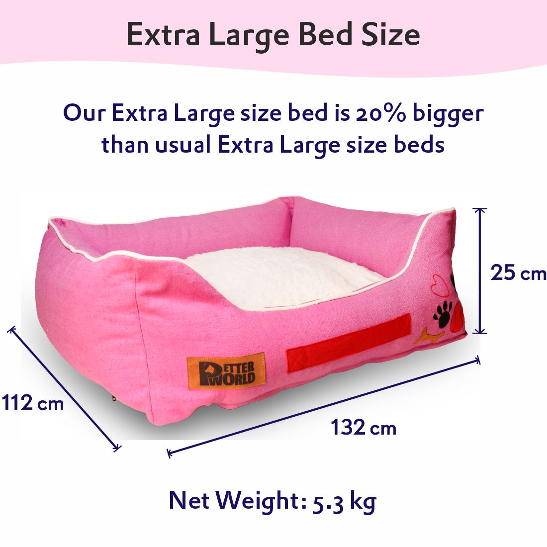 Luxury Lounger Bed (COVER ONLY) - Crocus