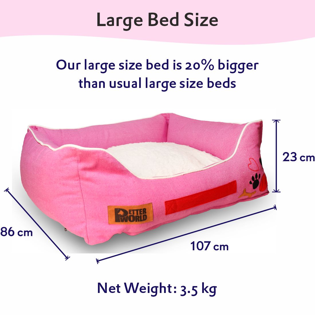 Luxury Lounger Bed (COVER ONLY) - Crocus