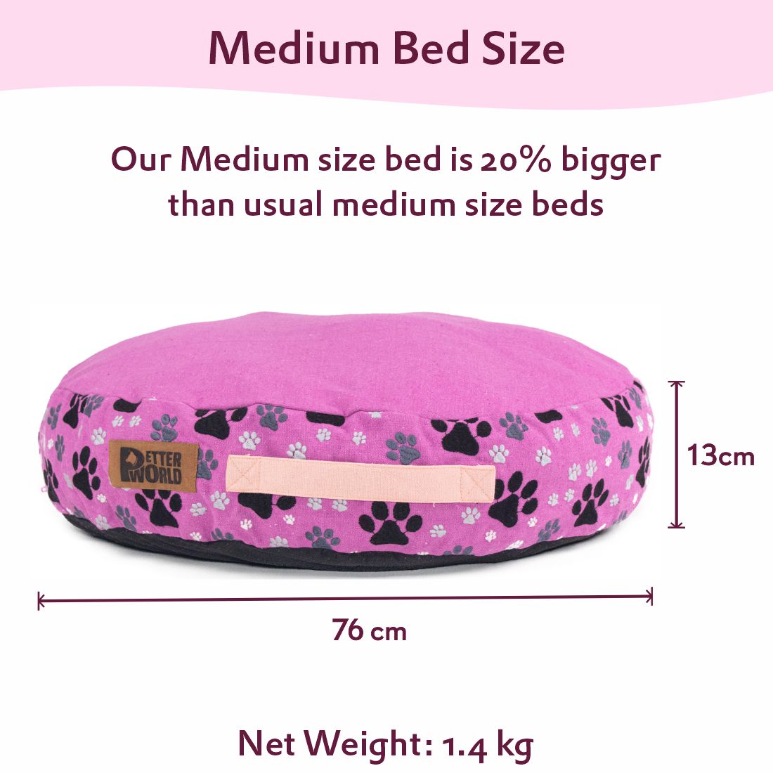 Round Cushion Mattress (COVER ONLY) - Crocus