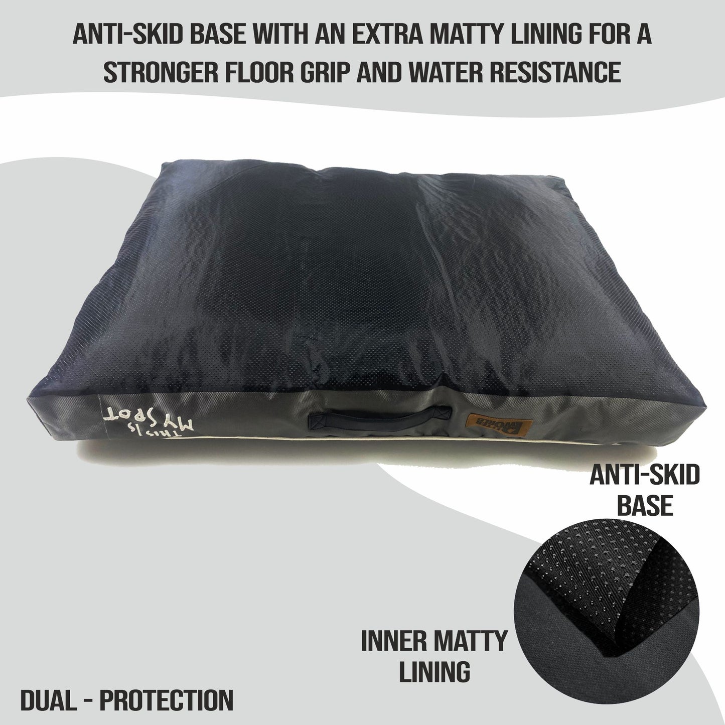 Waterproof Mattress (COVER ONLY) - Steel Gray