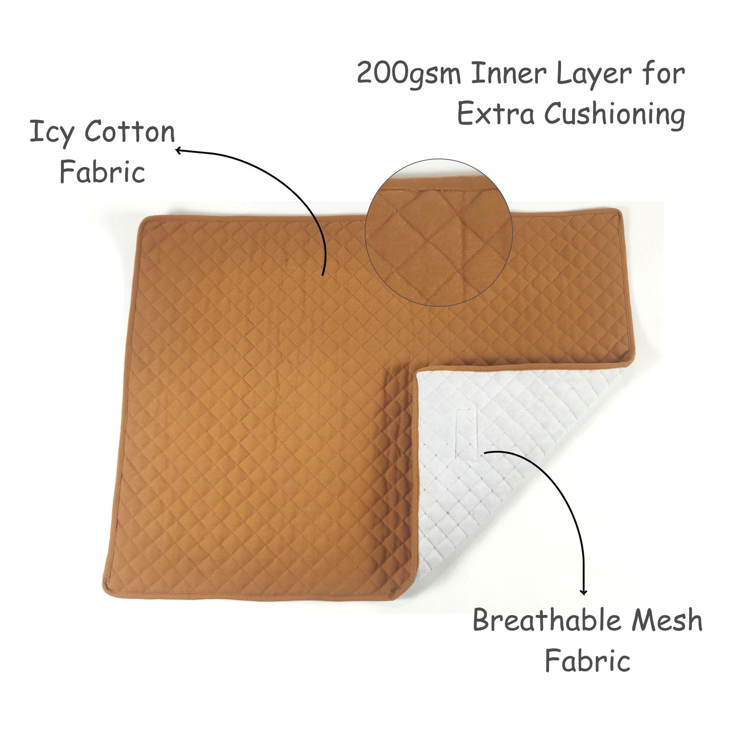 Multipurpose Summer Mat - Earthy Brown