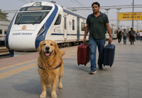 Can I Travel with Dogs on Vande Bharat Express ? (Complete Guide, Rules & Pet Travel Tips in India)