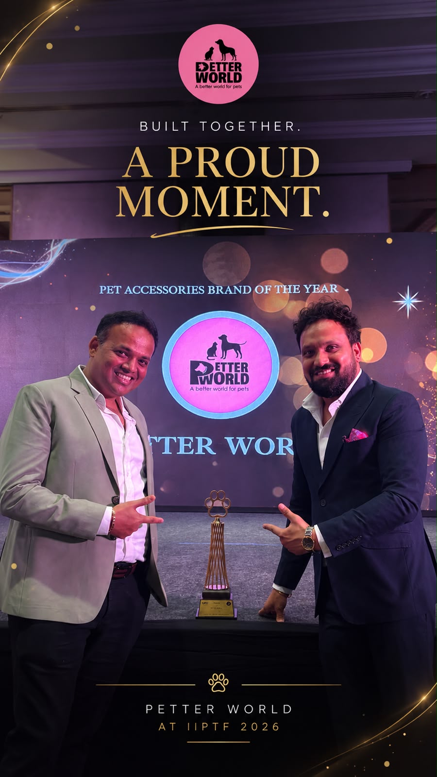Petter World Recognized as Best Pet Accessories Brand of the Year 2026
