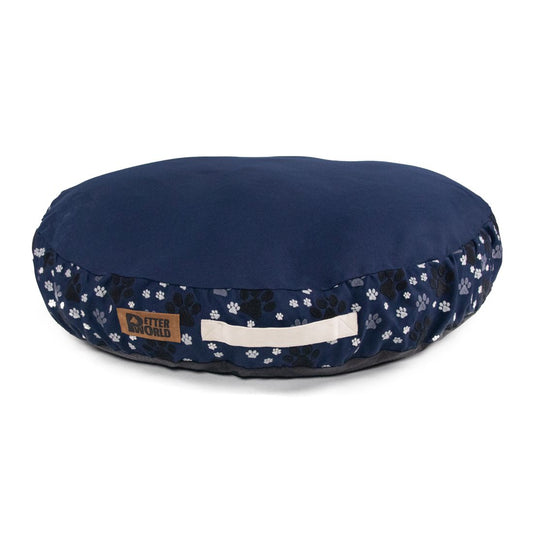 Round Cushion Mattress (COVER ONLY) - Ensign Blue