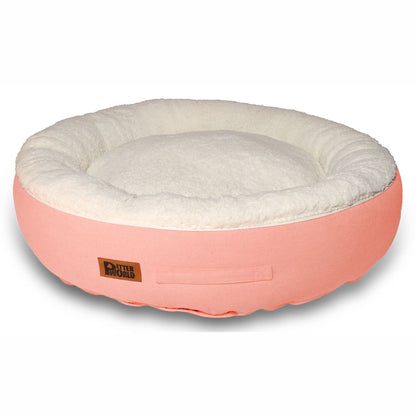Luxury Donut Bed (COVER ONLY) - Peach Pearl