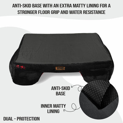 Orthopedic Sofa Bed (COVER ONLY) - Jet Black
