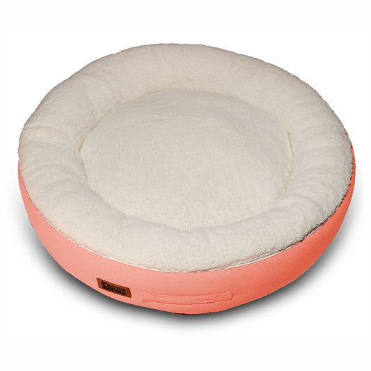 Luxury Donut Bed (COVER ONLY) - Peach Pearl