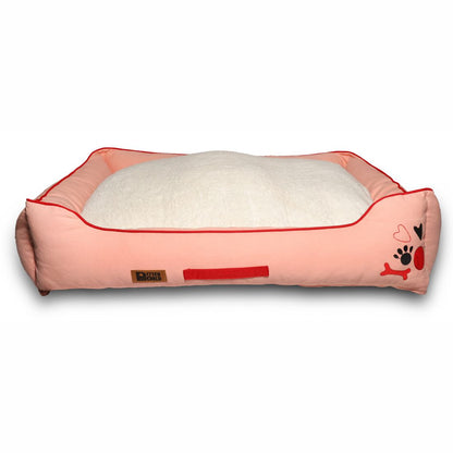 Luxury Lounger Bed (COVER ONLY) - Peach Pearl