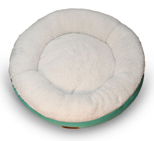 Luxury Donut Bed (COVER ONLY) - Turquoise