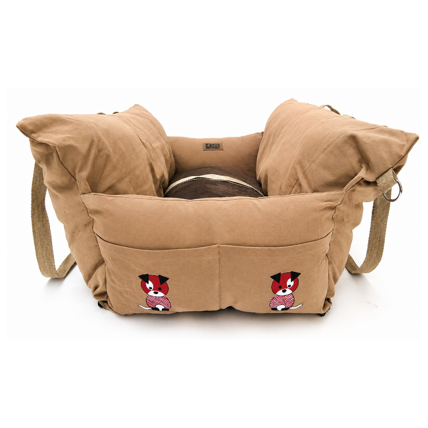 Dog Car Travel Bed with Safety Leash – Washable, Secure & Comfortable (4 Sizes)