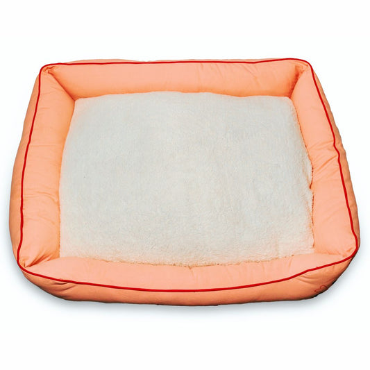 Luxury Lounger Bed (COVER ONLY) - Peach Pearl