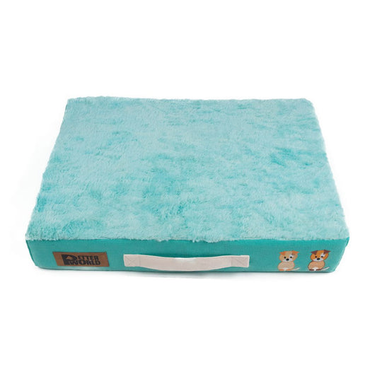 Orthopedic Mattress Bed (COVER ONLY) - Turquoise