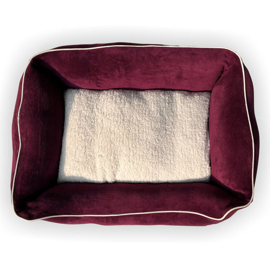 Luxury Lounger Bed (COVER ONLY) - Mulled Wine