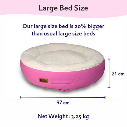 Luxury Donut Bed (COVER ONLY) - Crocus
