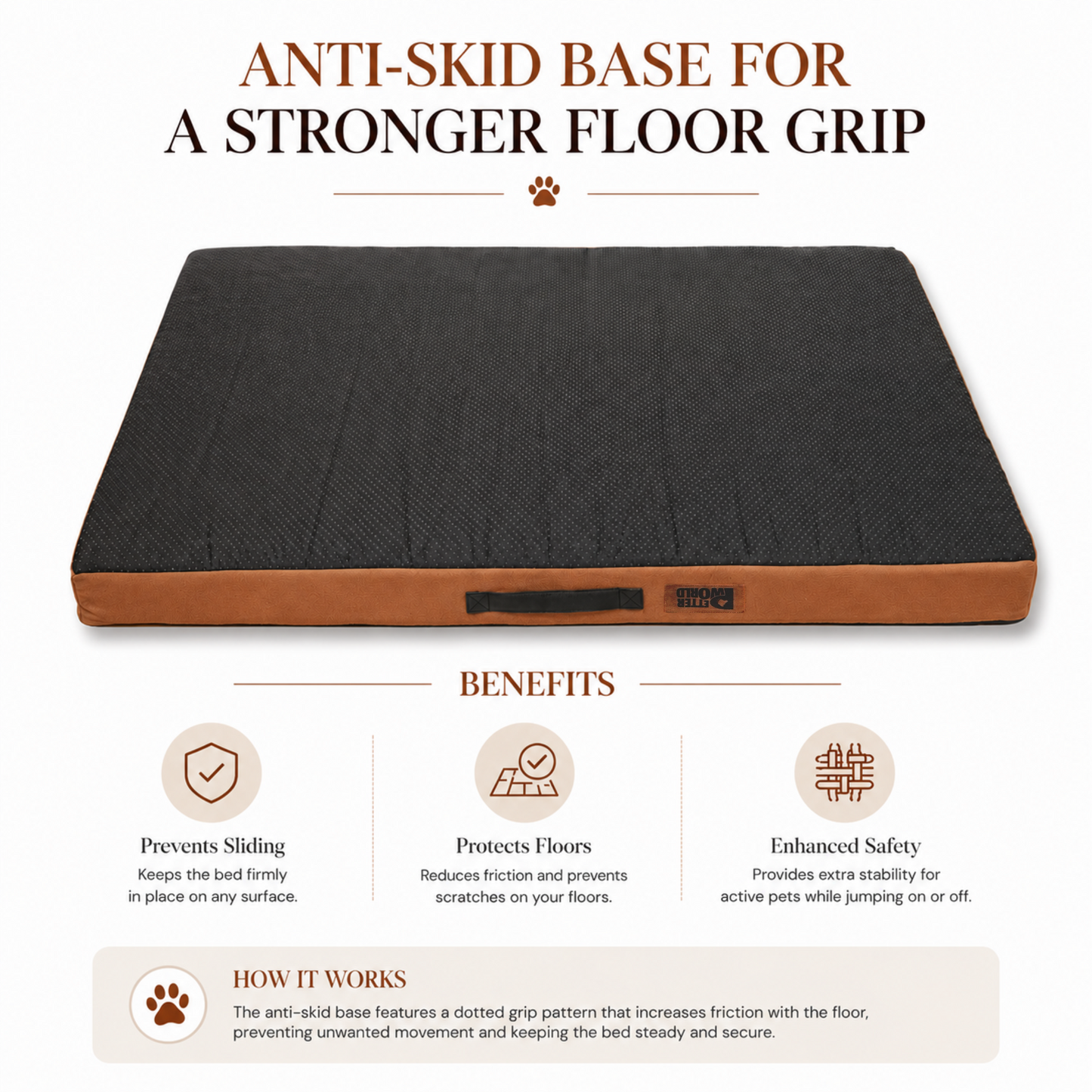 Summer Cooling Bed for Dogs | Orthopaedic Support with 2 Foam Options | Washable, Anti Skid | ALL BREEDS & ALL AGES