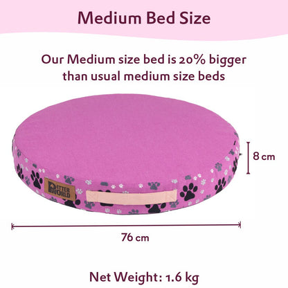 Round Foam Mattress (COVER ONLY) - Crocus