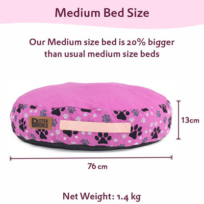 Round Cushion Mattress (COVER ONLY) - Crocus