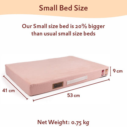 Orthopedic Mattress Bed (COVER ONLY) - Peach Pearl
