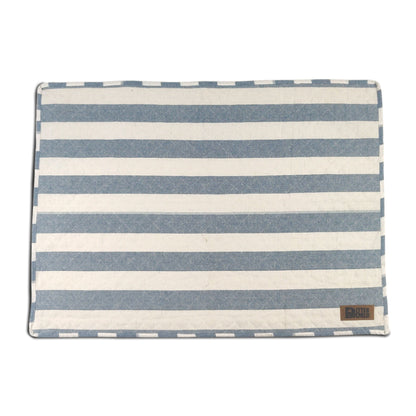 Multipurpose Summer Mat - Blue Stripes