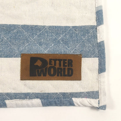 Multipurpose Summer Mat - Blue Stripes