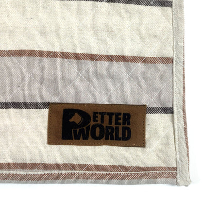 Multipurpose Summer Mat - Brown Stripes