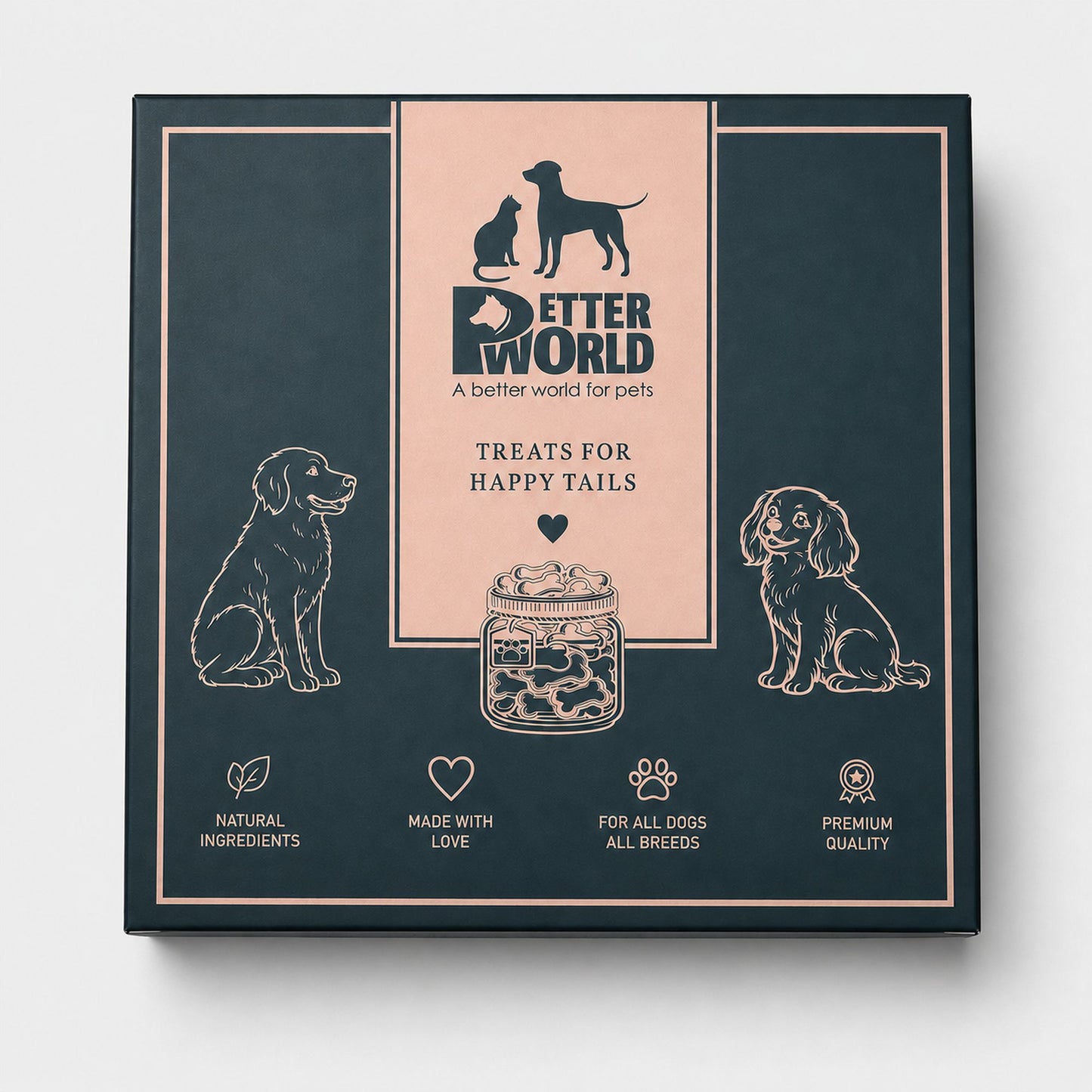 Petter World Treats Gift Pack for Dogs | Magnetic Gift Box | Calming Sticks, Hip & Joint Sticks, Skin & Coat Sticks and Chicken & Blueberry Jerky