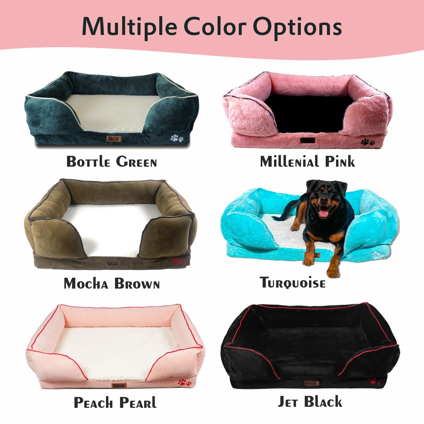 Orthopedic Foam Sofa Bed - Millenial Pink
