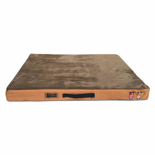 Orthopedic Mattress Bed (COVER ONLY) - Mocha Brown