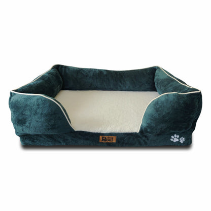 Orthopedic Sofa Bed (COVER ONLY) - Bottle Green