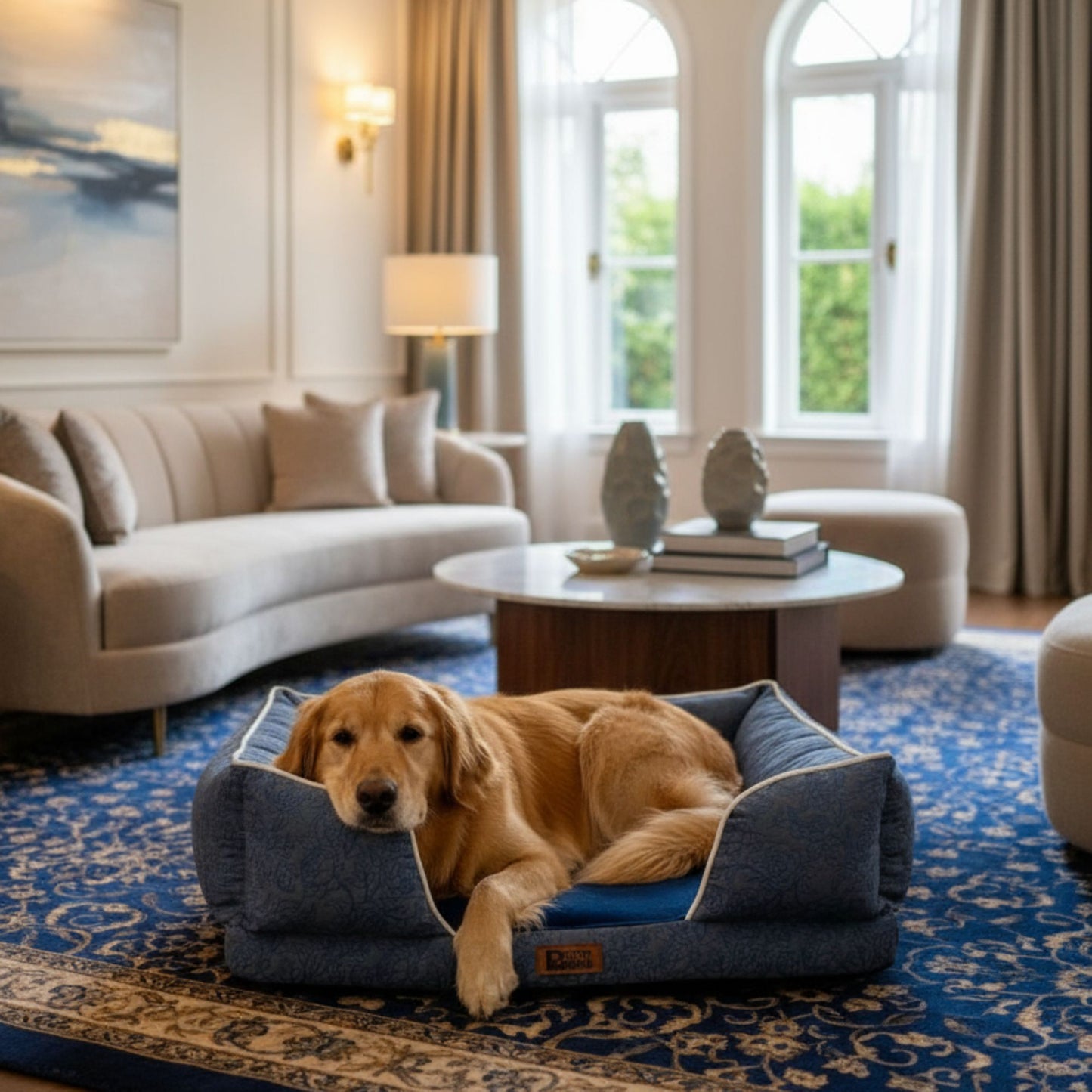 Petter World Luxury Orthopedic Sofa Bed – Imperial Blue