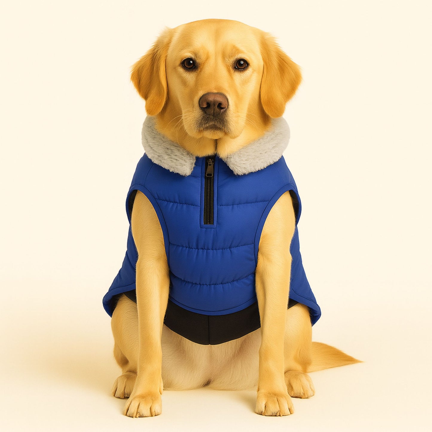 Petter World Polar Edge Dog Puffer Jacket | Insulated Winter Jacket with Fur Neck