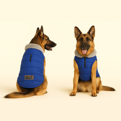 Petter World Polar Edge Dog Puffer Jacket | Insulated Winter Jacket with Fur Neck