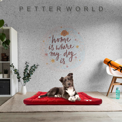 Waterproof Dog Mat with Padded Perimeters for Head & Paw Support
