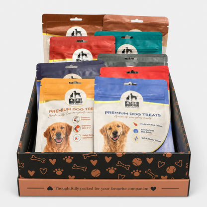 Petter World Mega Gift Pack for Dogs | Premium Wellness, Gourmet & Natural Treat Combo Hamper
