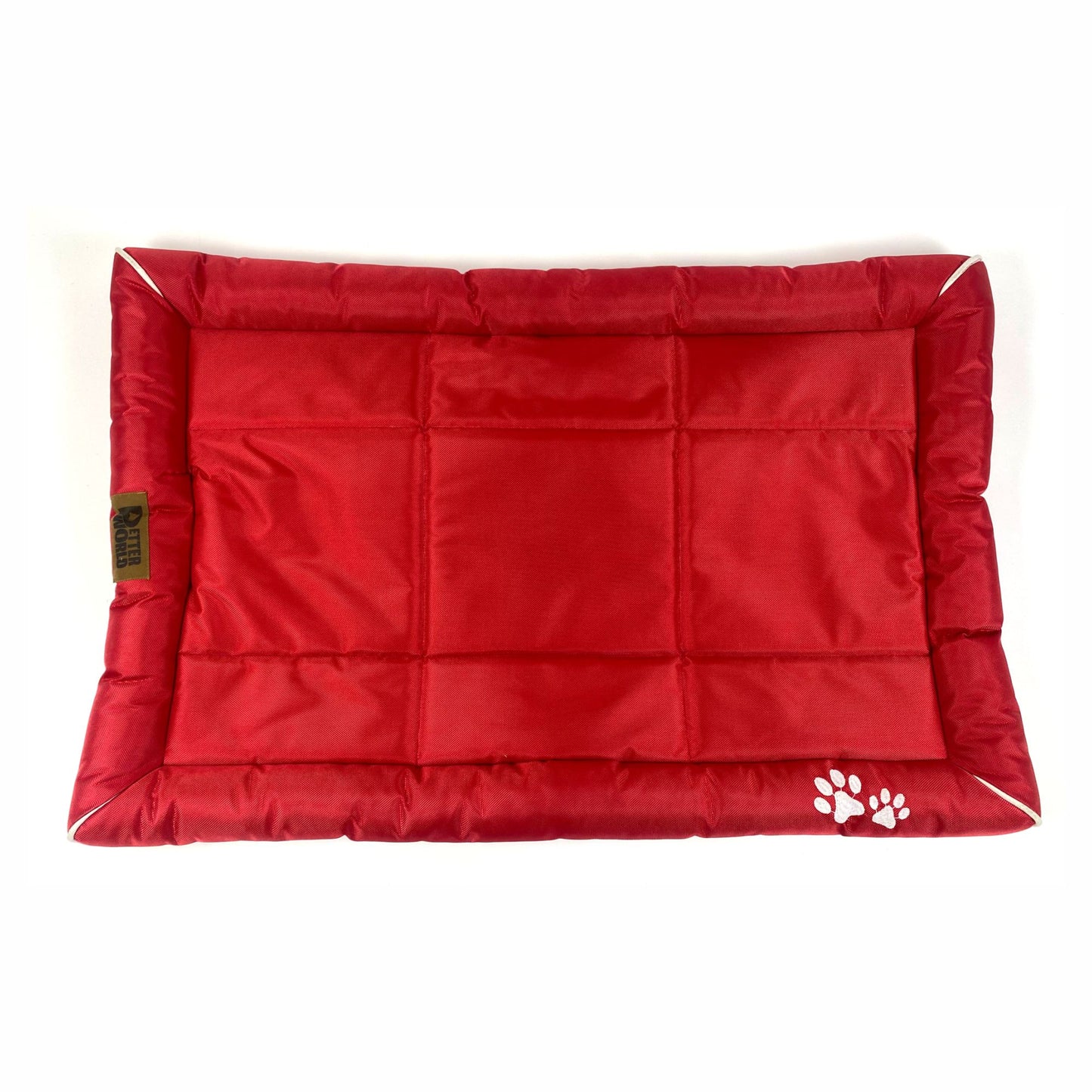 Waterproof Dog Mat with Padded Perimeters for Head & Paw Support
