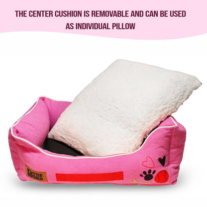 Luxury Crocus Lounger Bed with Removable Cushion