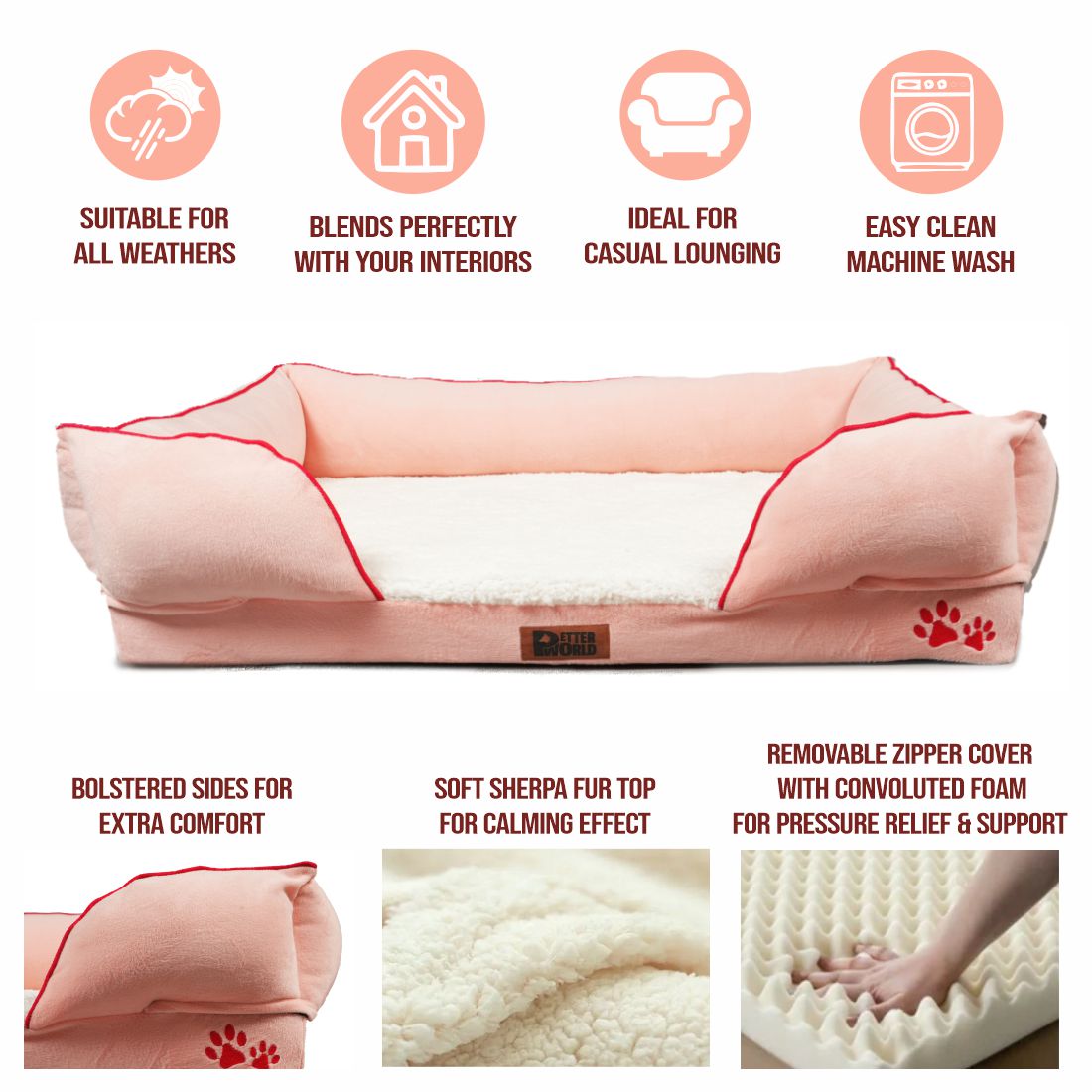 Lit de chaise longue de luxe