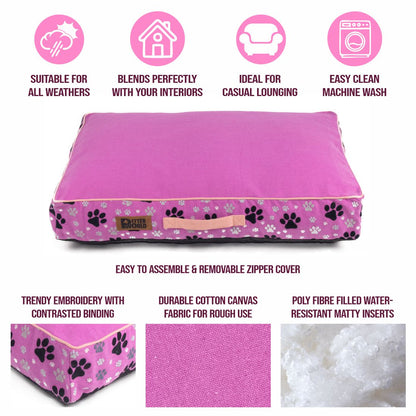 Artisanal Indoor Cotton Mattress Bed for Dogs - Small to Extra Large Breeds